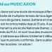 le guide « LE PETIT FUTE 2023 » recommande Music Axion